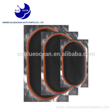 using vulcanizing cement tube to tire repair patch